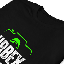 Load image into Gallery viewer, Urbex Australia Black and Green Unisex T-Shirt │ Abandoned World Photography Urbex Shop
