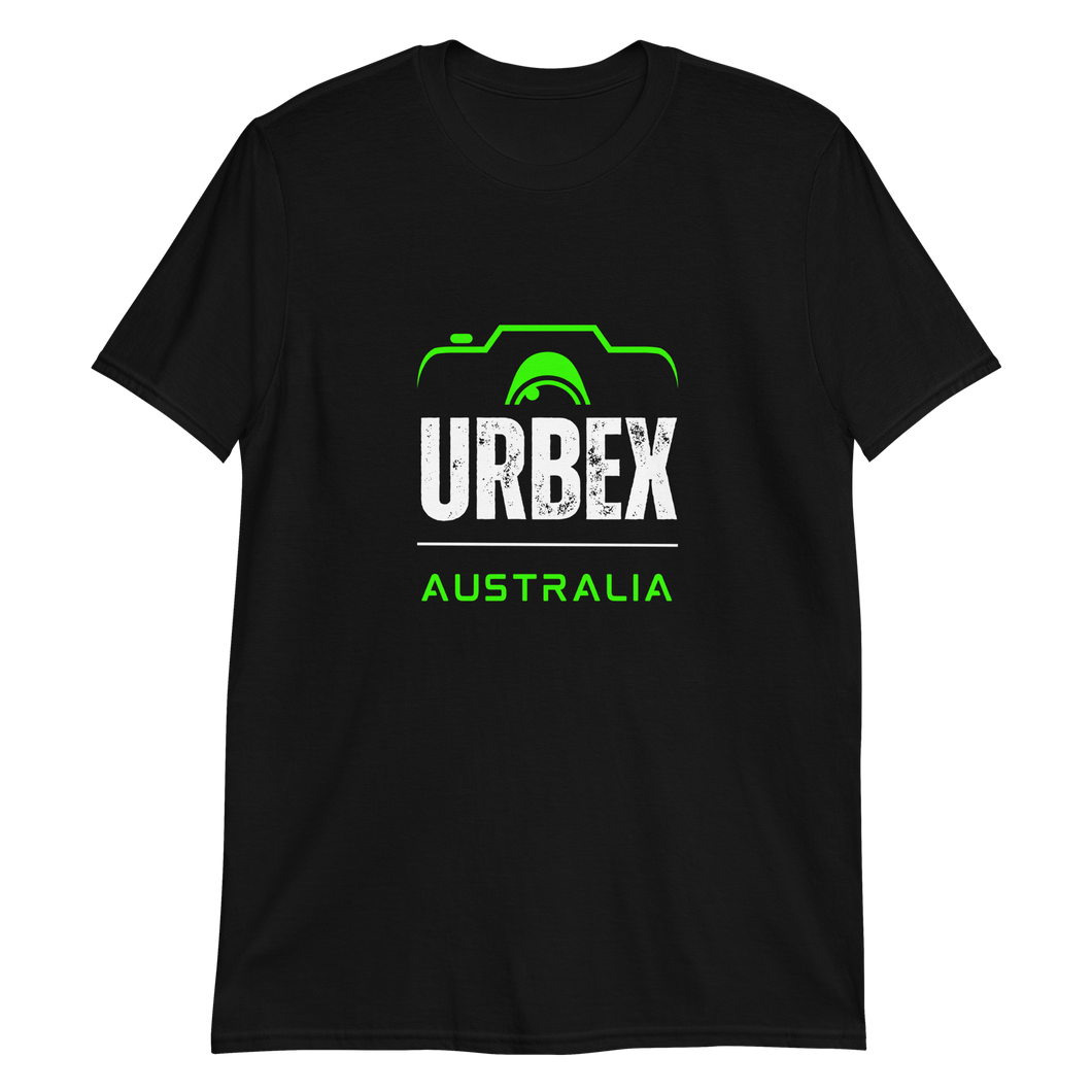 Urbex Australia Black and Green Unisex T-Shirt │ Abandoned World Photography Urbex Shop
