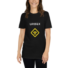 Load image into Gallery viewer, Black and Yellow Skull Urbex T-Shirt Unisex

