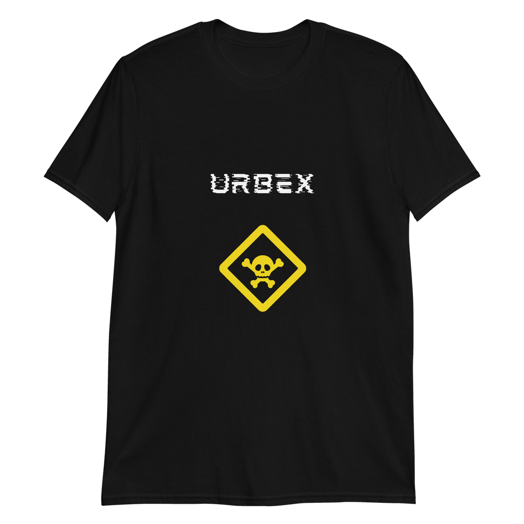 Black and Yellow Skull Urbex T-Shirt Unisex