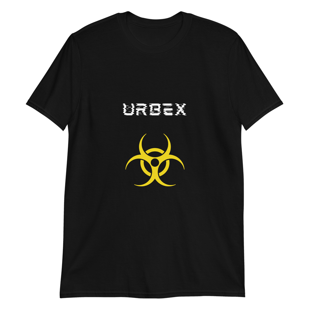 Black and Yellow Biohazard Urbex Unisex T-Shirt │ Abandoned World Photography Urbex Shop