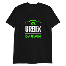 Load image into Gallery viewer, Darwin Urbex Black and Green T-Shirt Unisex
