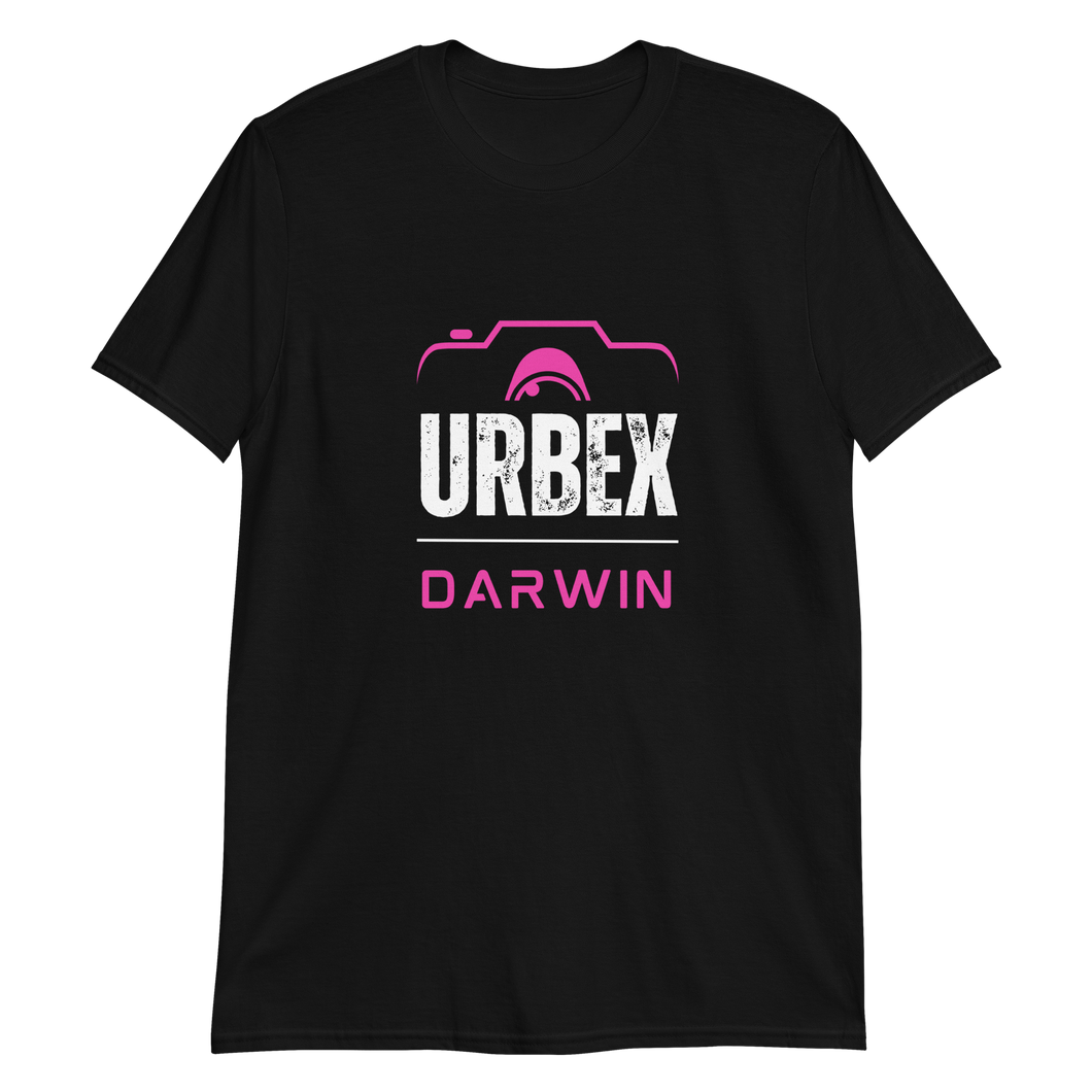 Darwin Urbex Black and Pink T-Shirt Unisex