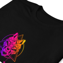 Load image into Gallery viewer, Neon Multi-Coloured Wolf T-Shirt Unisex
