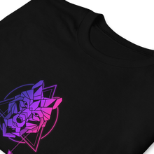 Load image into Gallery viewer, Neon Pink, Purple and Blue Wolf T-Shirt Unisex
