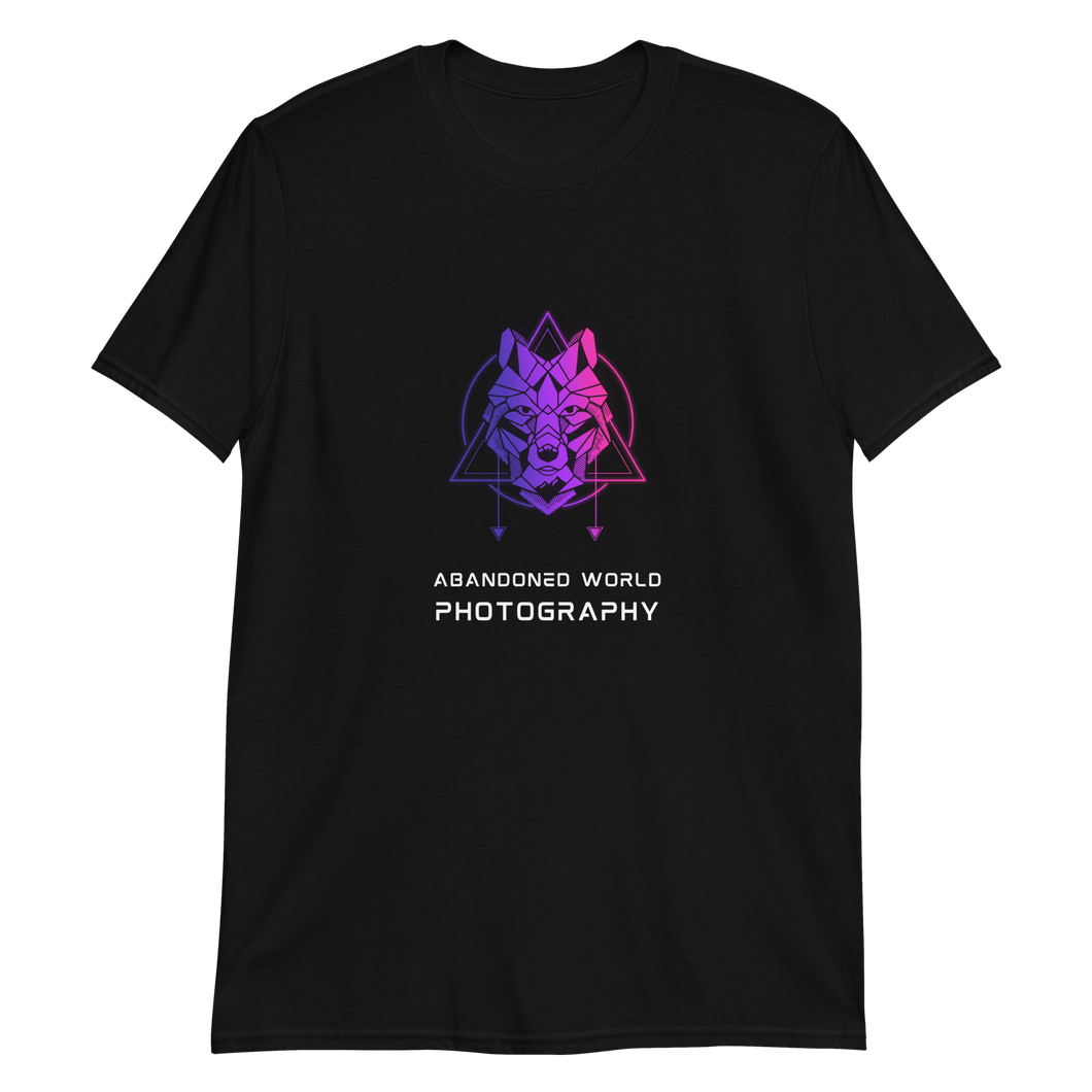 Neon Pink, Purple and Blue Wolf T-Shirt Unisex