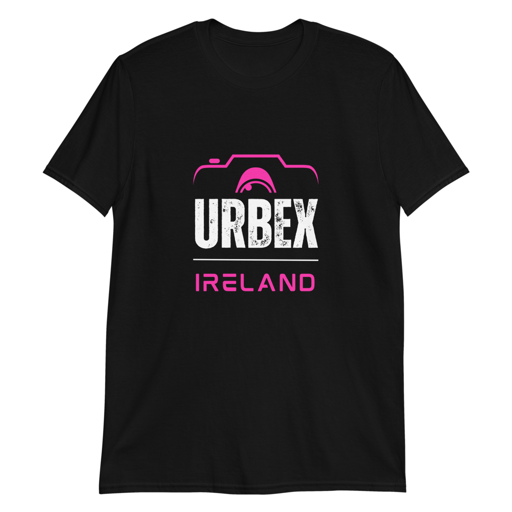 Pink and Black Urbex Ireland Unisex T-Shirt