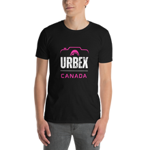 Load image into Gallery viewer, Black and Pink Urbex Canada Unisex T-shirt │ Abandoned World Photography Urbex Shop
