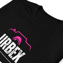 Load image into Gallery viewer, Black and Pink Urbex USA Unisex T-Shirt │ Abandoned World Photography Urbex Shop

