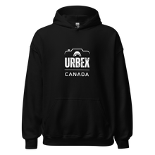 Load image into Gallery viewer, Black and White Urbex Canada Unisex Hoodie │ Abandoned World Photography Urbex Shop
