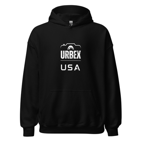 Black and White Urbex USA Unisex Sweater  │ Abandoned World Photography Urbex Shop