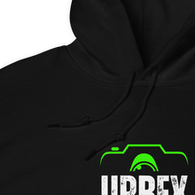 Load image into Gallery viewer, Black and Green Urbex Ireland Unisex Hoodie │ Abandoned World Photography Urbex Shop
