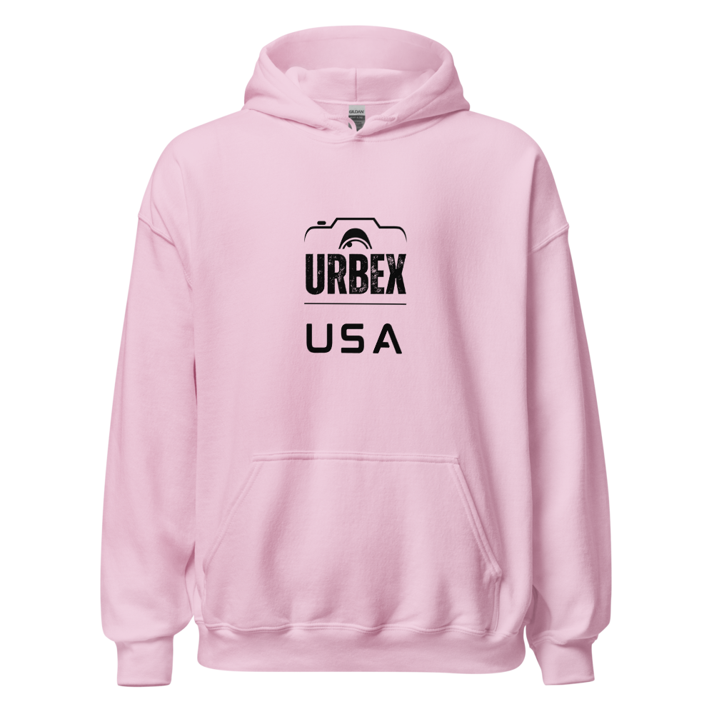 Pink and Black Urbex USA Unisex Sweater