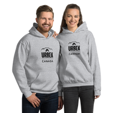 Load image into Gallery viewer, Grey and Black Urbex Canada Unisex Hoodie
